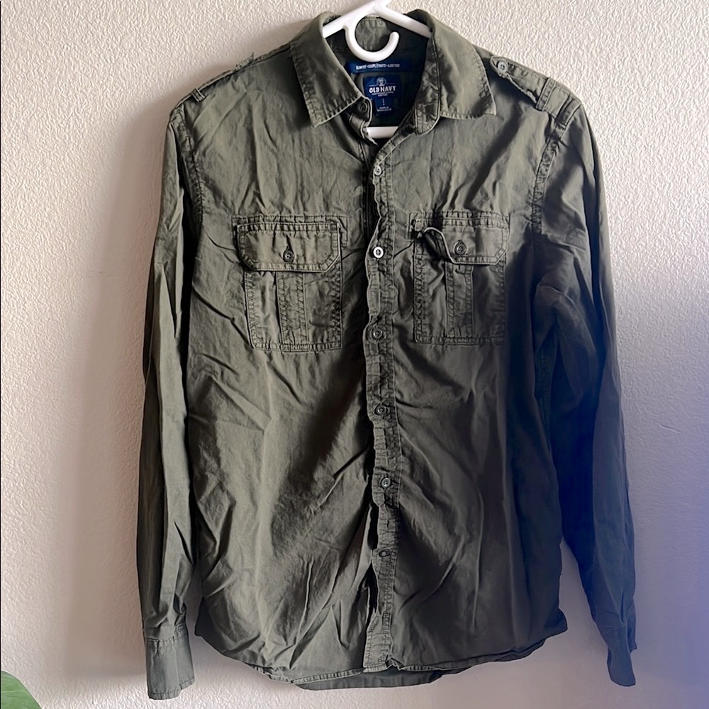 Old Navy Dark Green‎ Casual Shirt